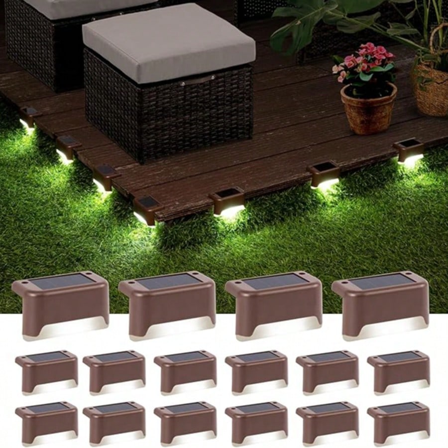 Solar Deck Lights for Stairs, Fences & Poolside