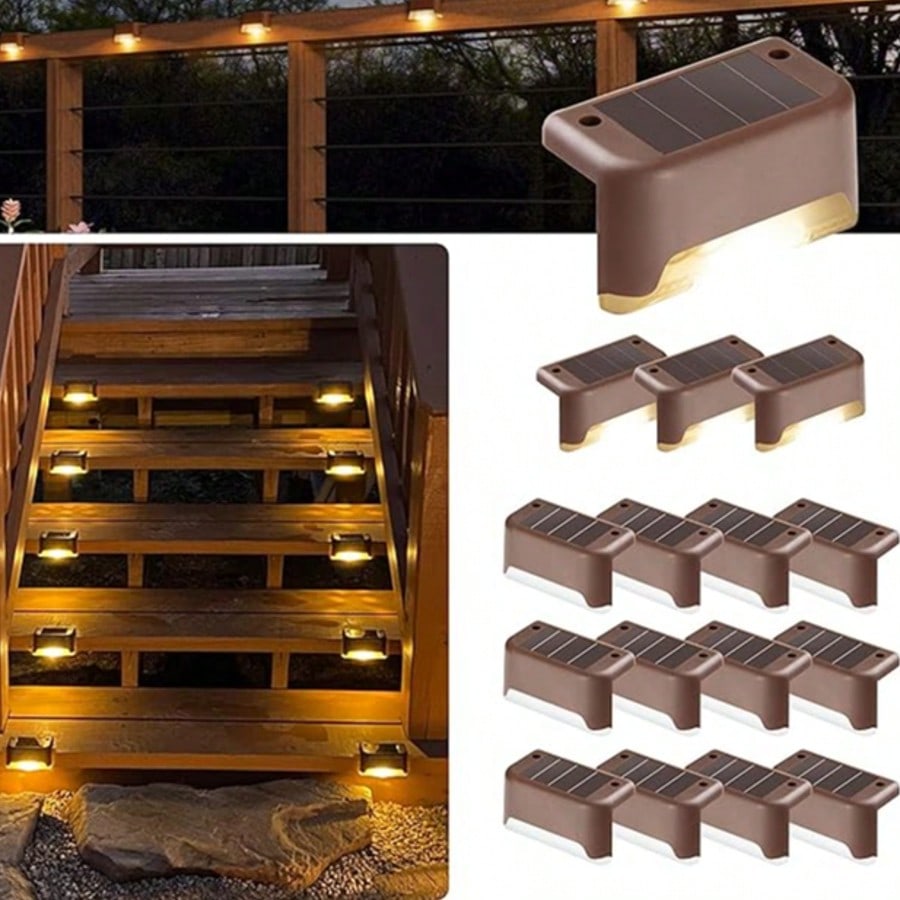 Solar Deck Lights for Stairs, Fences & Poolside