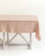 Hand-Woven Stone Washed Linen Tablecloth