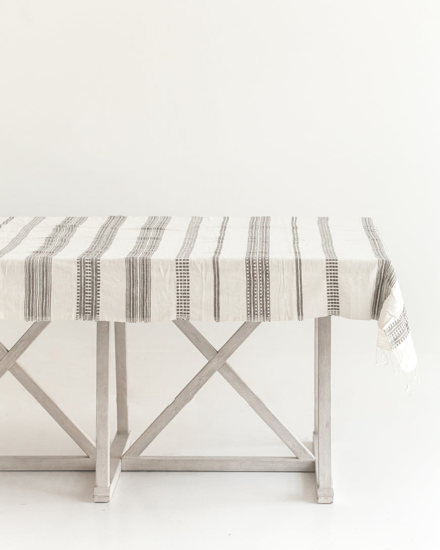 Hand-Woven Aden Cotton Tablecloth