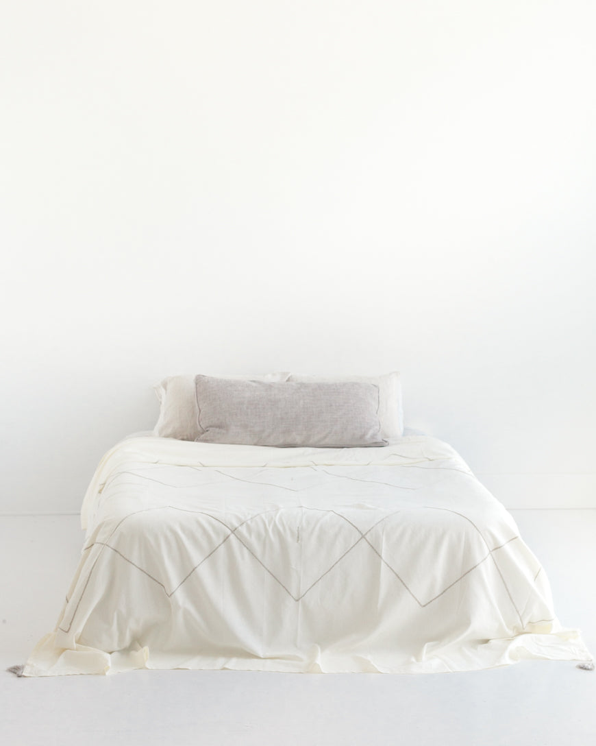 Hand-Crafted Berber Cotton Bedspread