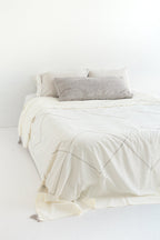 Hand-Crafted Berber Cotton Bedspread