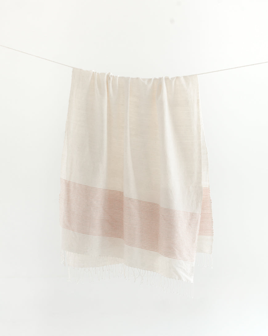 Riviera Cotton Hand-Woven Throw Blanket