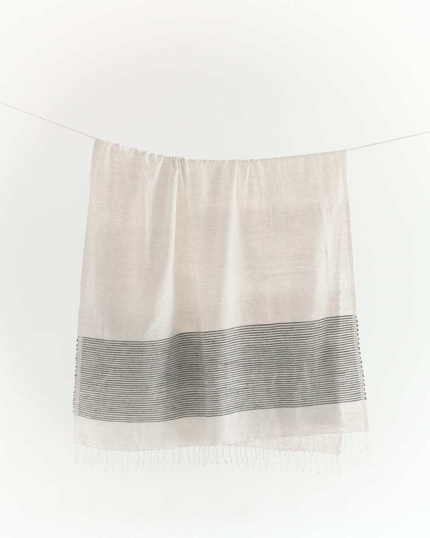 Hand-Woven Riviera Cotton Bath Towel