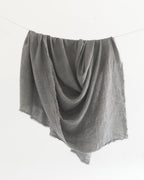 Handmade Stone Washed Signature Linen Throw Blanket