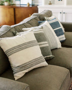 Handmade 18" Aden Throw Pillow