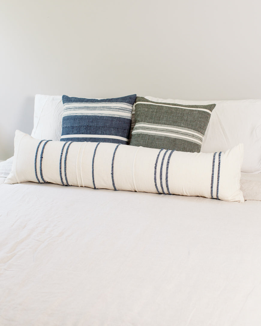 Handmade Ribbons Lumbar Pillow