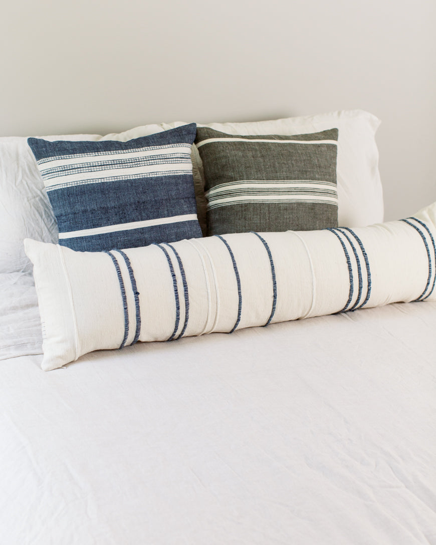 Handmade Ribbons Lumbar Pillow