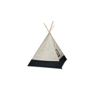White & Blue Fabric Play Tent