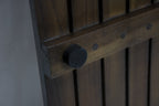 23" Dark Brown Teak Slat Non Slip Bath Mat