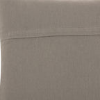 20" Light Gray Cotton-Blend Curly Loops Throw Pillow