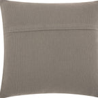 20" Light Gray Cotton-Blend Curly Loops Throw Pillow