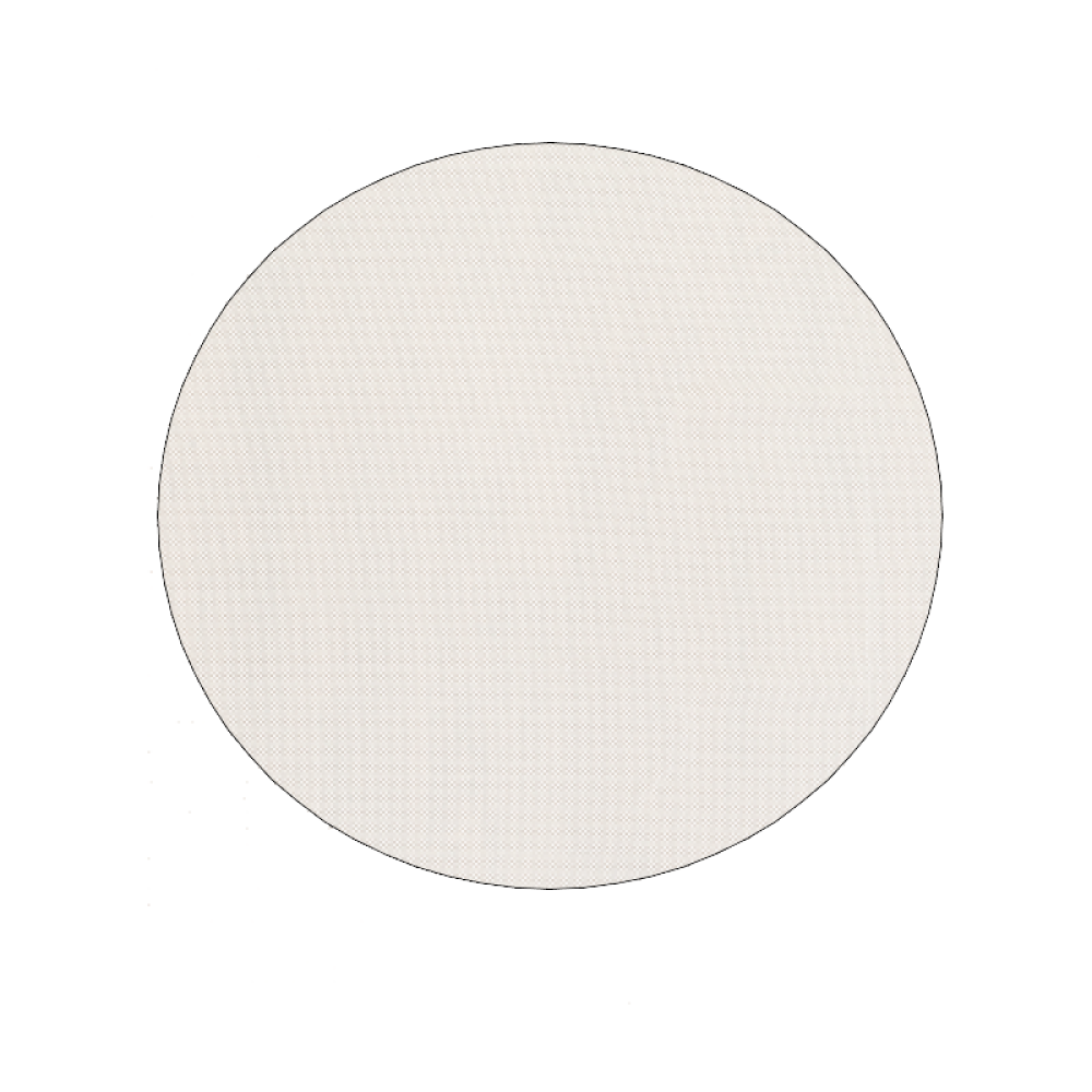 8' Round Beige Non-Slip Rug Pad