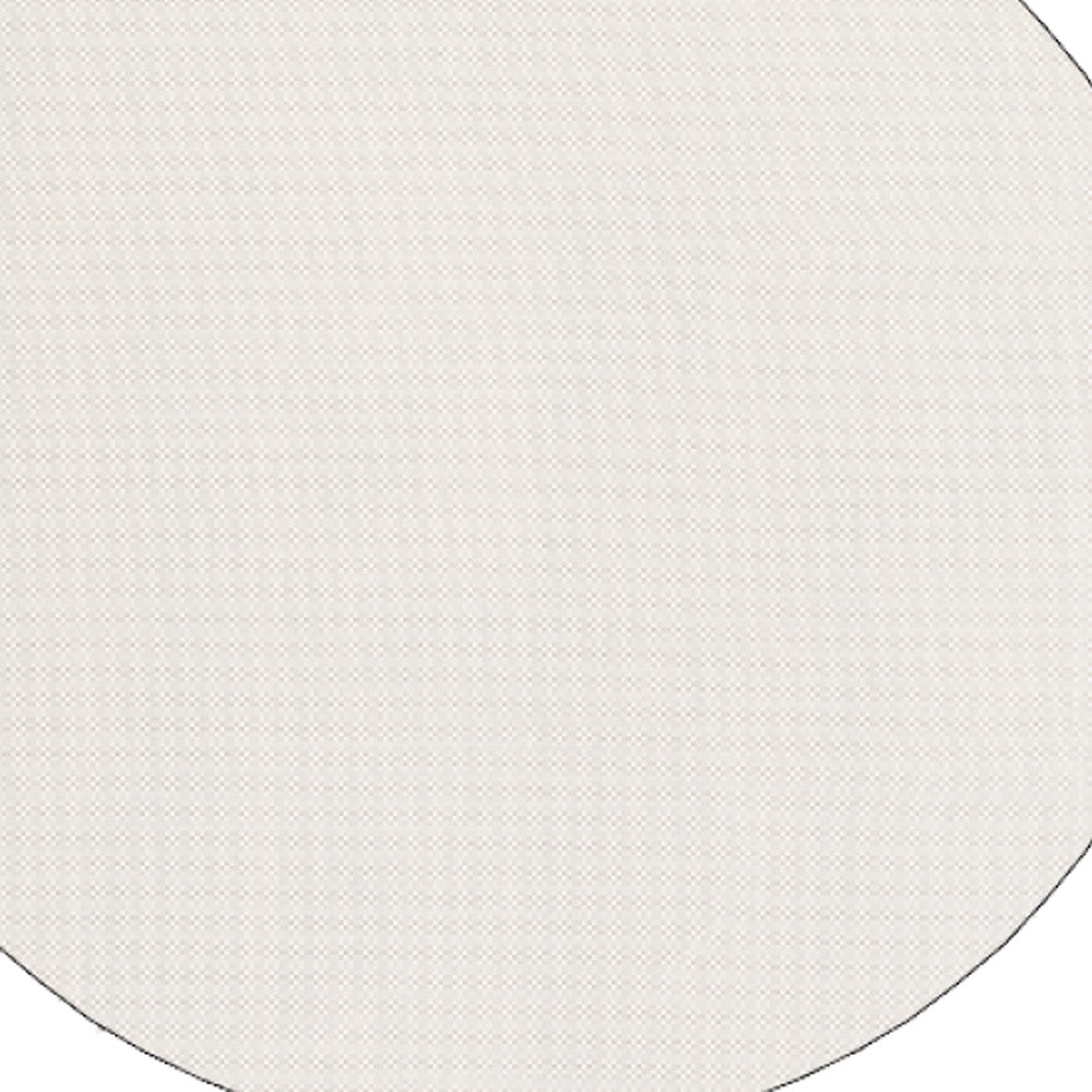 8' Round Beige Non-Slip Rug Pad