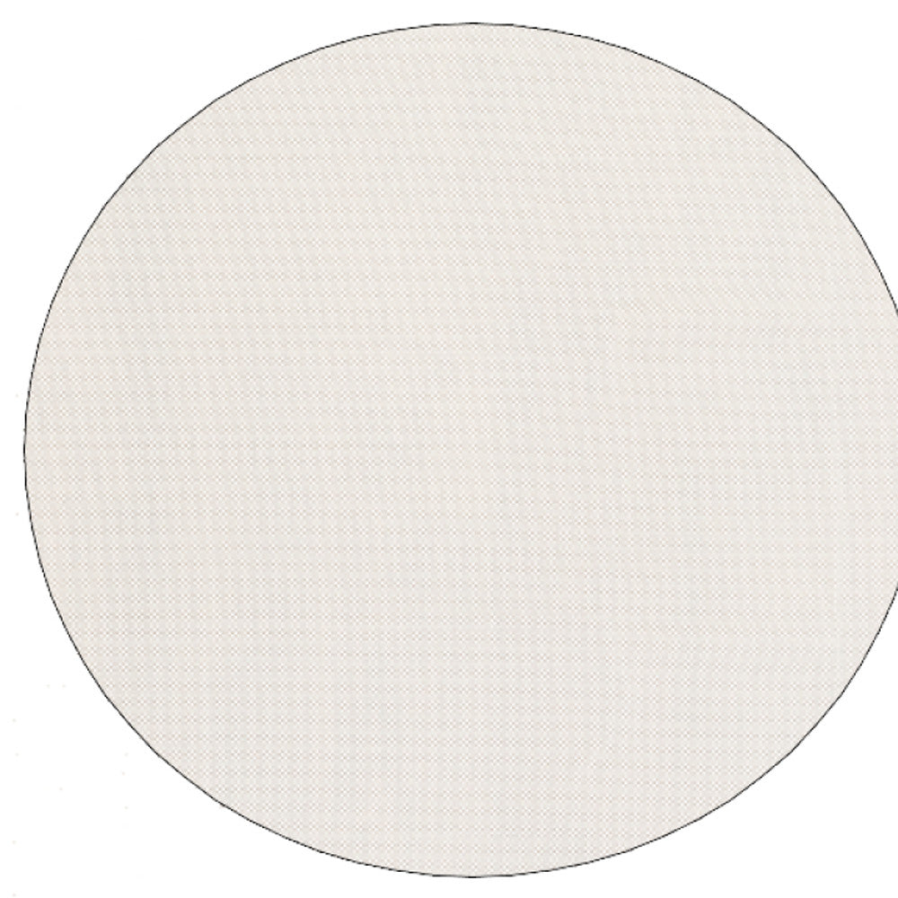 8' Round Beige Non-Slip Rug Pad