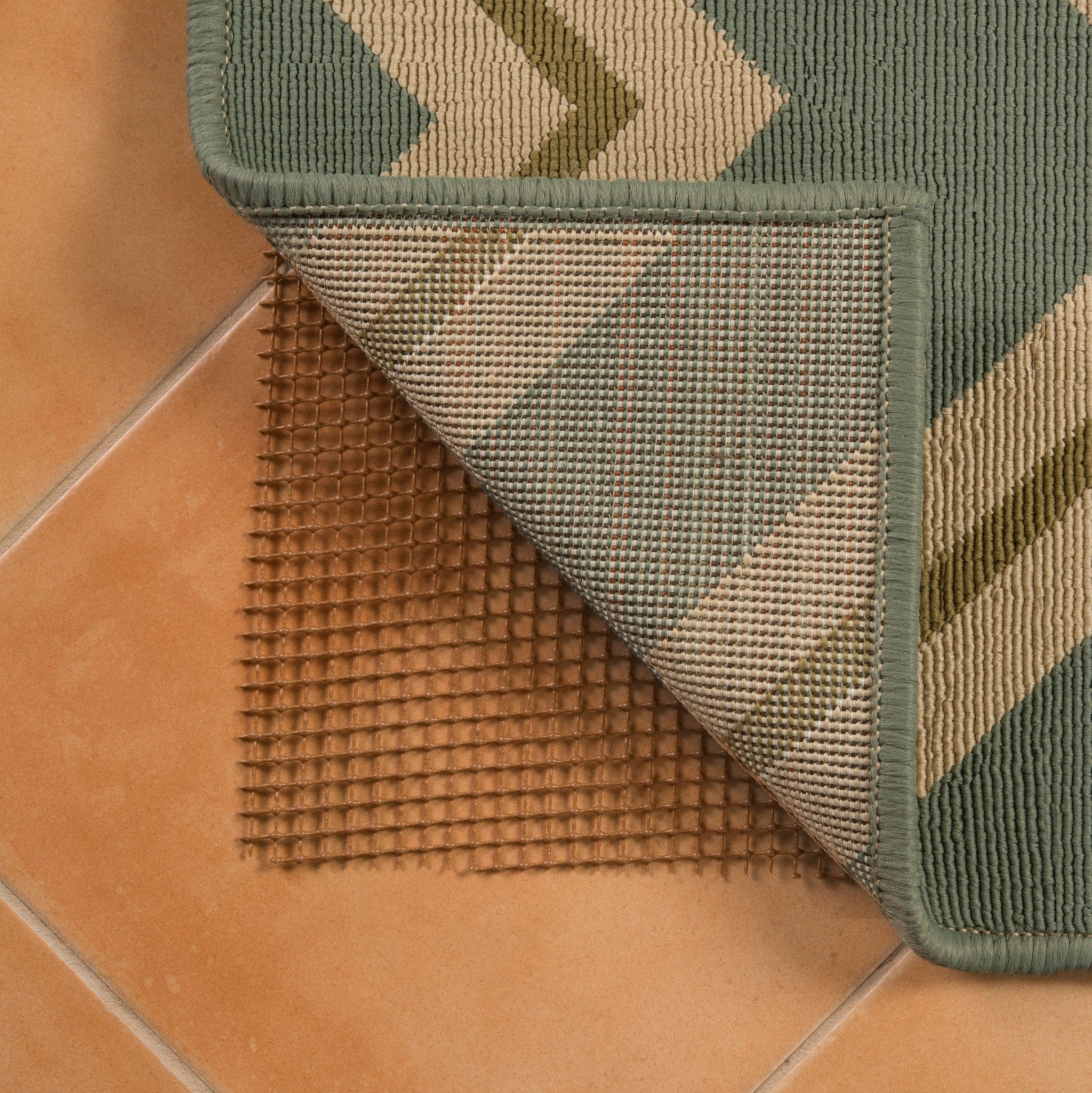 9′ × 12′ Brown Non-Slip Indoor/Outdoor Rug Pad
