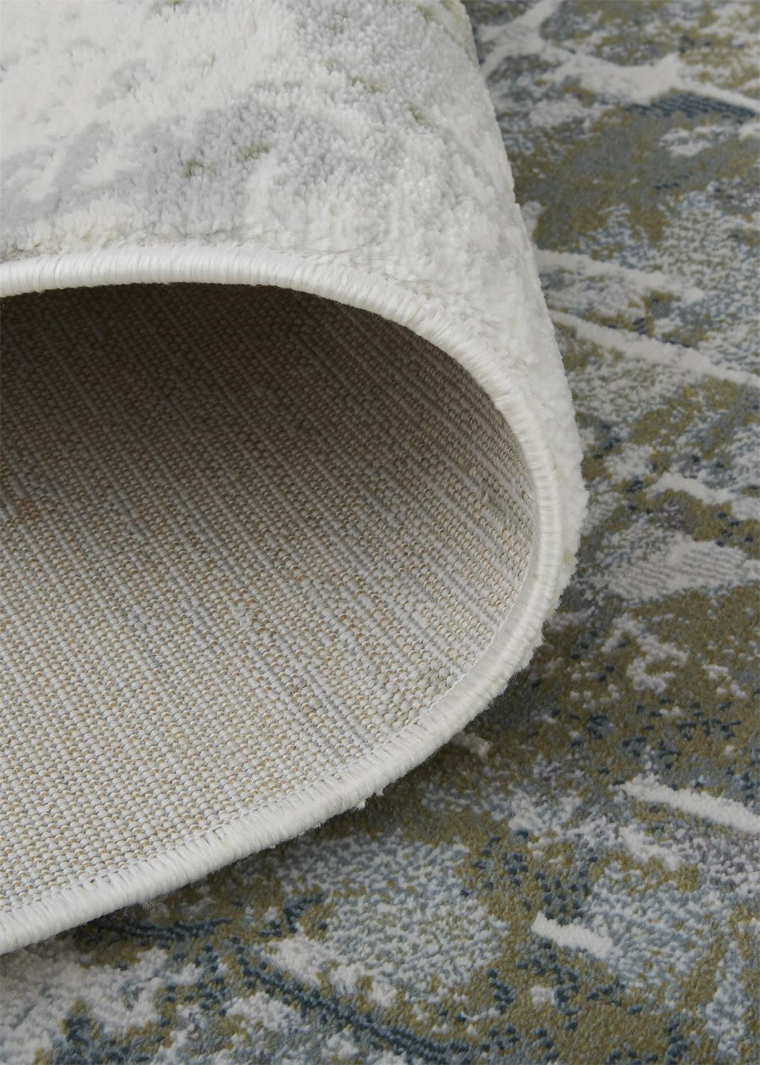 2' X 3' Abstract Distressed Stain Resistant Area Rug
