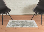 2' X 3' Abstract Distressed Stain Resistant Area Rug