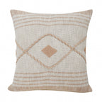 20" X 20" Bohemian 100% Cotton Coastal Zippered Pillow