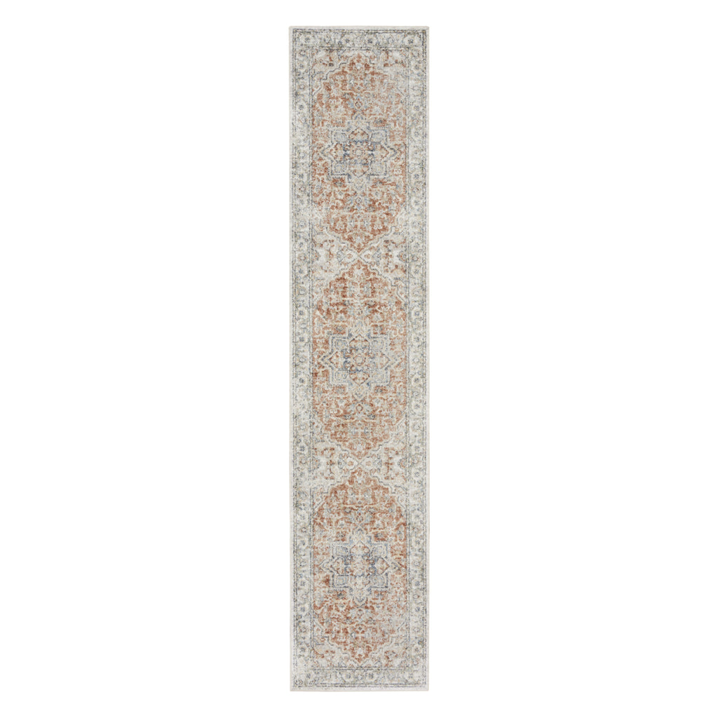 10' Oriental Power Loom Washable Runner Rug