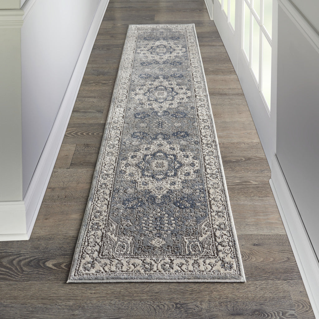 10' Medallion Runner Rug
