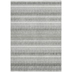 5' X 8' Striped Washable Indoor/Outdoor Area Rug
