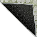 8′ × 10′ Artichoke Green & Ivory Abstract Indoor/Outdoor Rug