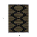 3' X 5' Geometric Washable Indoor/Outdoor Area Rug