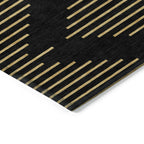 3' X 5' Geometric Washable Indoor/Outdoor Area Rug