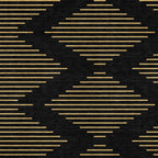 3' X 5' Geometric Washable Indoor/Outdoor Area Rug