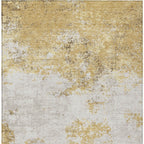 5' X 8' Abstract Washable Indoor Outdoor Area Rug