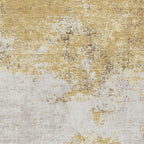 5' X 8' Abstract Washable Indoor Outdoor Area Rug