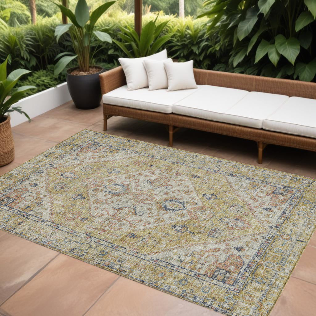 9' X 12' Washable Indoor/Outdoor Area Rug