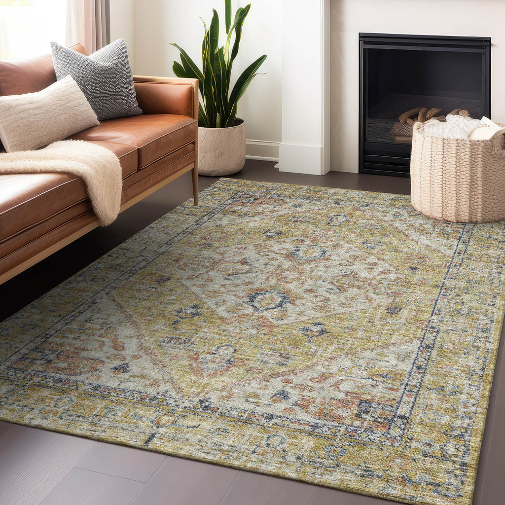 9' X 12' Washable Indoor/Outdoor Area Rug