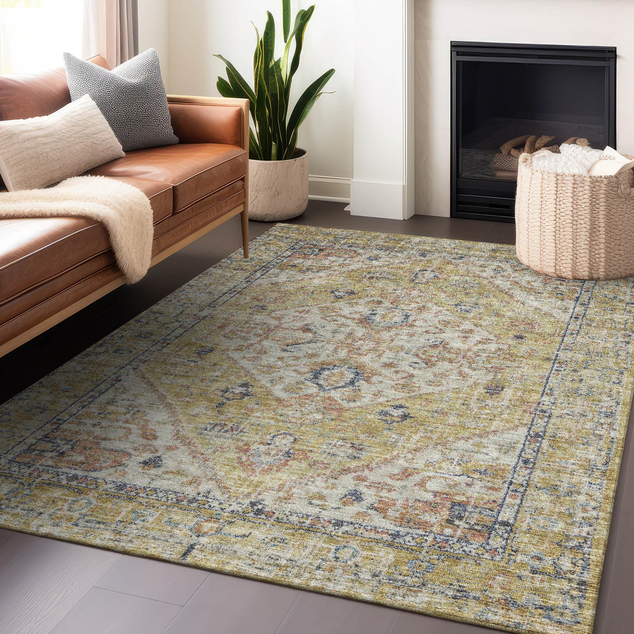 9' X 12' Washable Indoor/Outdoor Area Rug
