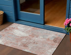 3' X 5' Floral Washable Indoor/Outdoor Area Rug