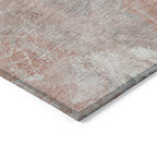 3' X 5' Floral Washable Indoor/Outdoor Area Rug