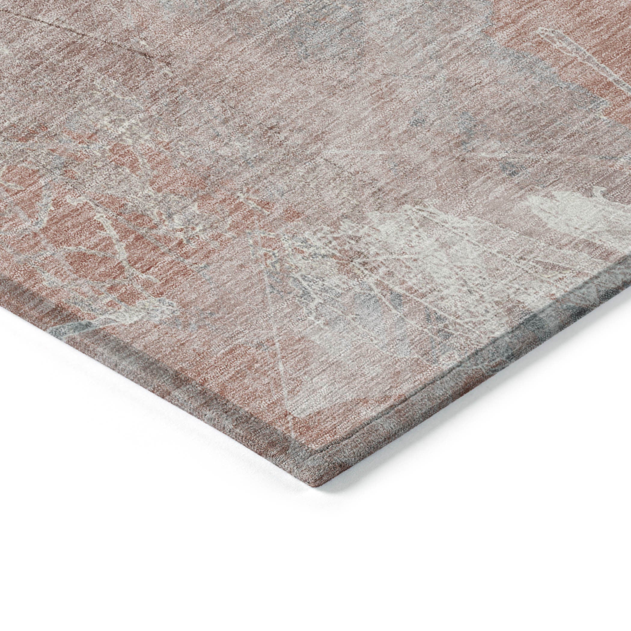 3' X 5' Floral Washable Indoor/Outdoor Area Rug