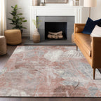 3' X 5' Floral Washable Indoor/Outdoor Area Rug