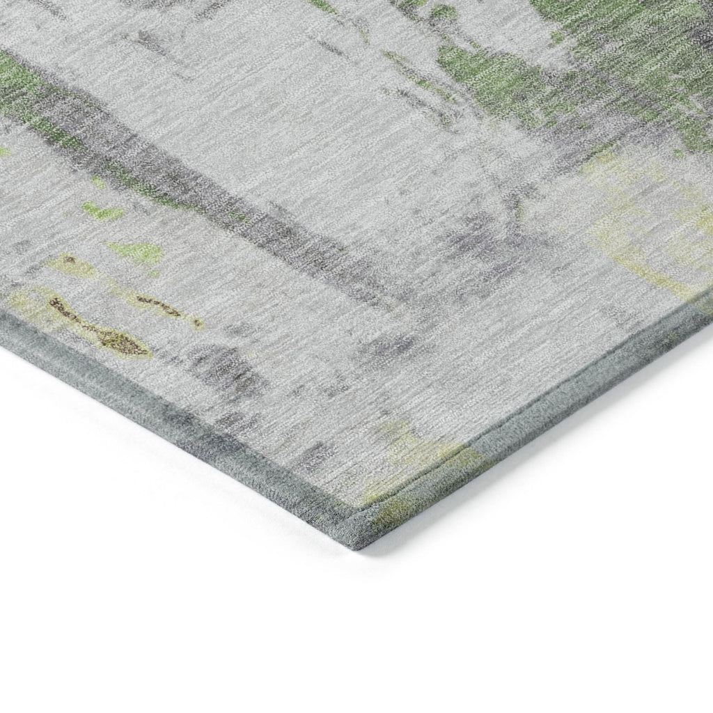 5' X 8' Abstract Washable Indoor/Outdoor Area Rug
