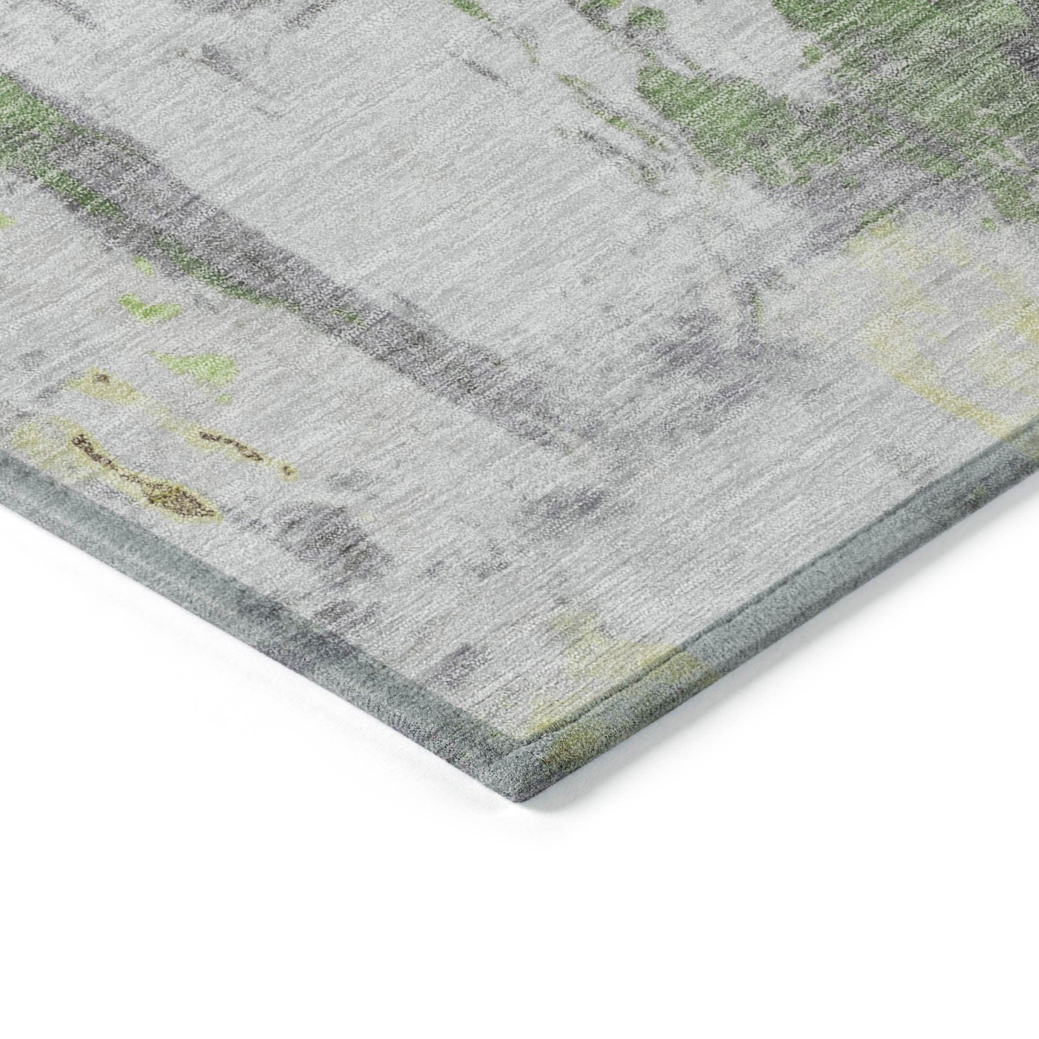 5' X 8' Abstract Washable Indoor/Outdoor Area Rug