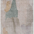 8' X 10' Abstract Washable Indoor Outdoor Area Rug