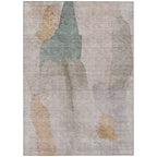 8' X 10' Abstract Washable Indoor Outdoor Area Rug