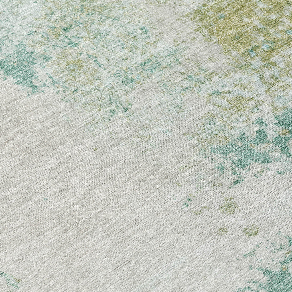 8' x 10' Abstract Washable Indoor/Outdoor Area Rug