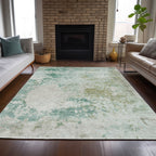 8' x 10' Abstract Washable Indoor/Outdoor Area Rug