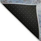 5' X 8' Abstract Washable Indoor/Outdoor Area Rug