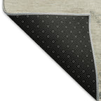 8' Round Abstract Washable Indoor/Outdoor Area Rug