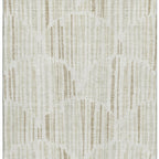 9' x 12' Ivory & Beige Abstract Washable Area Rug with UV Protection