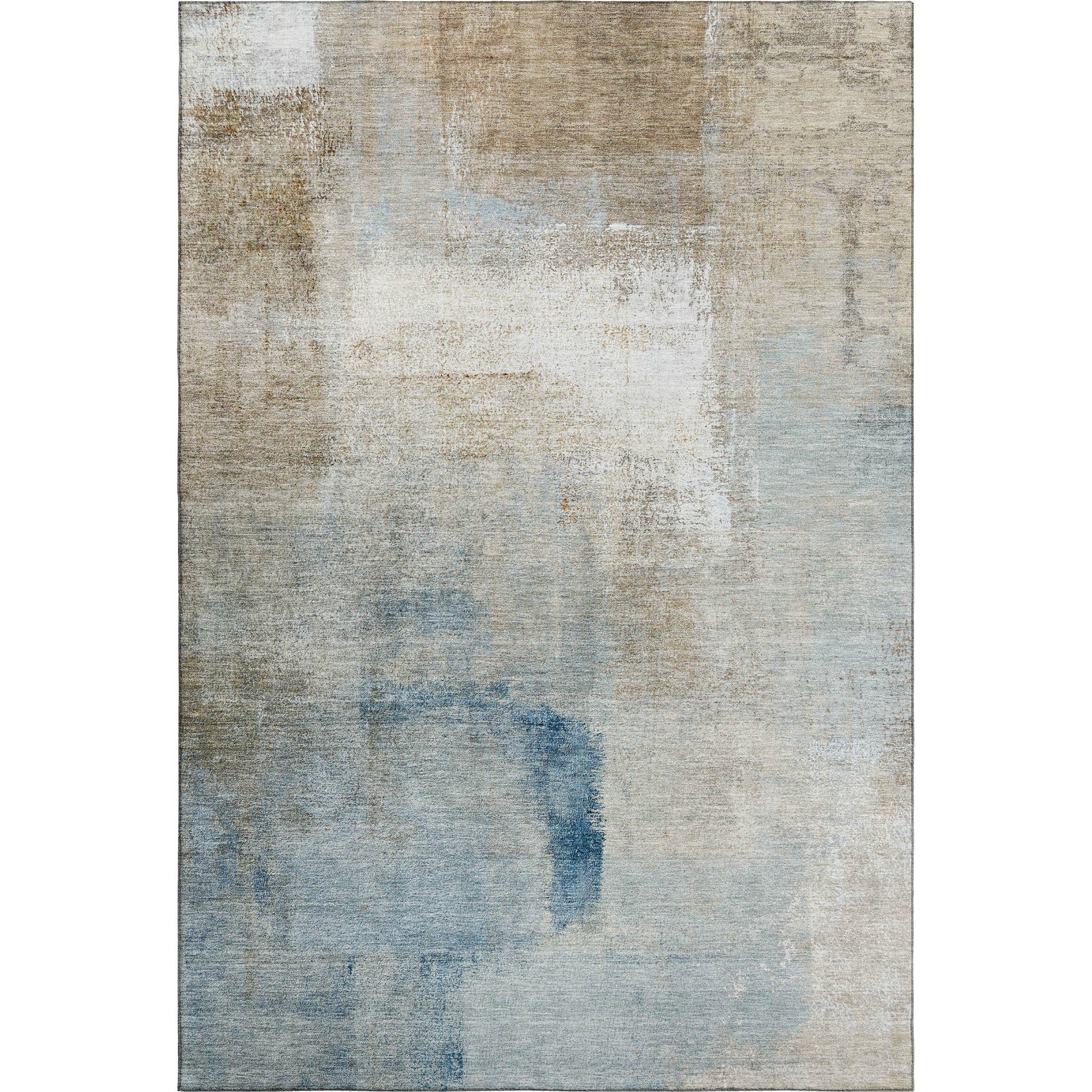 8' X 10' Abstract Washable Area Rug With UV Protection
