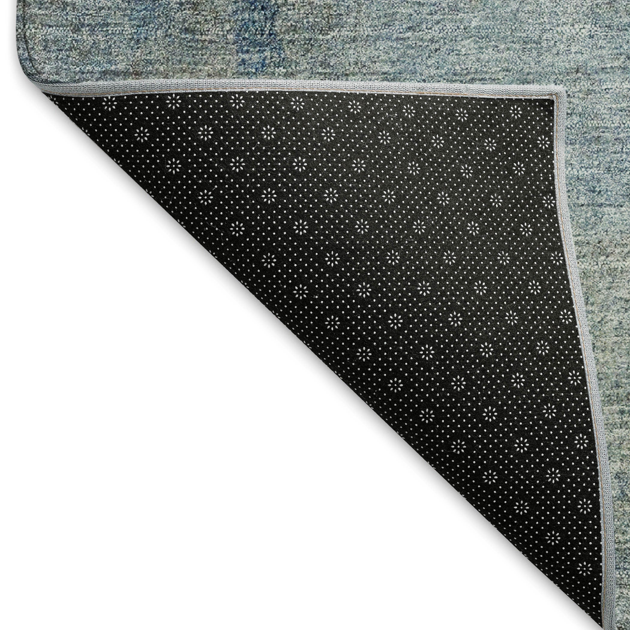 8' X 10' Abstract Washable Area Rug With UV Protection